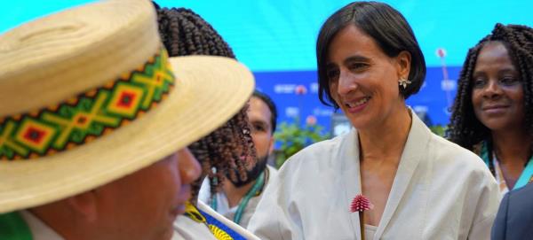 Susana Muhamad, Minister of Enviro<em></em>nment of Colombia and President of the UN Biodiversity Co<em></em>nference (COP16).