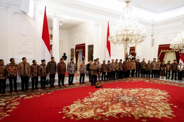 New President Subianto announces Indonesia’s largest-ever Cabinet, with 109 members