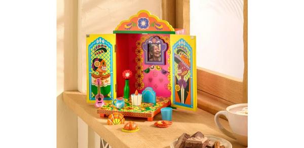 11pc Día de Muertos Mini Wood Ofrenda Decorative Set