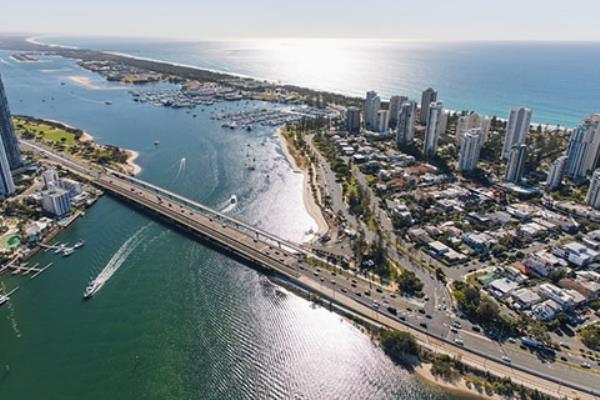 Aerial View of Gold Coast 