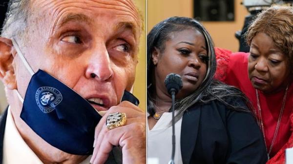 Rudy Giuliani falsely accused Ruby Freeman and her daughter, Shaye Moss, of election fraud.