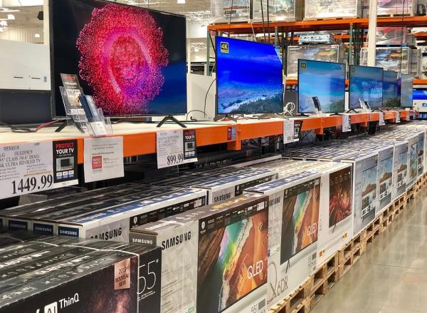 TV's at Costco