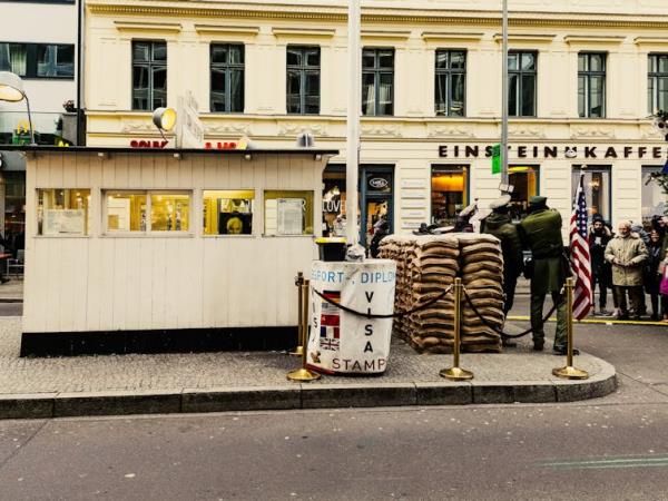 Checkpoint Charlie in Berlin.